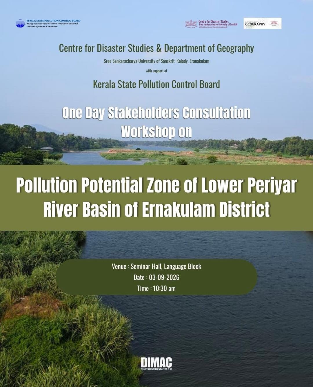 One Day Stakeholders Consultation Workshop on Pollution Potential Zone of Lower Periyar River Basin of Ernakulam District