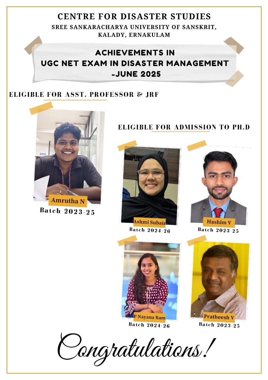 UGC NET in Disaster Management