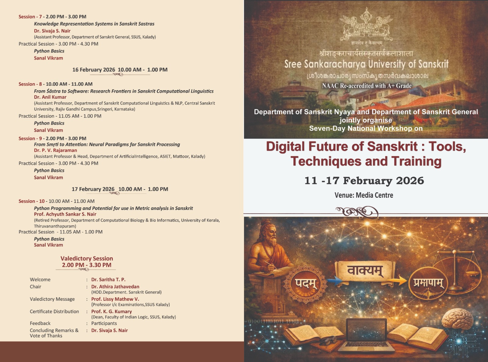 Sanskrit Future of Sanskrit :Tools,Techniques and Training