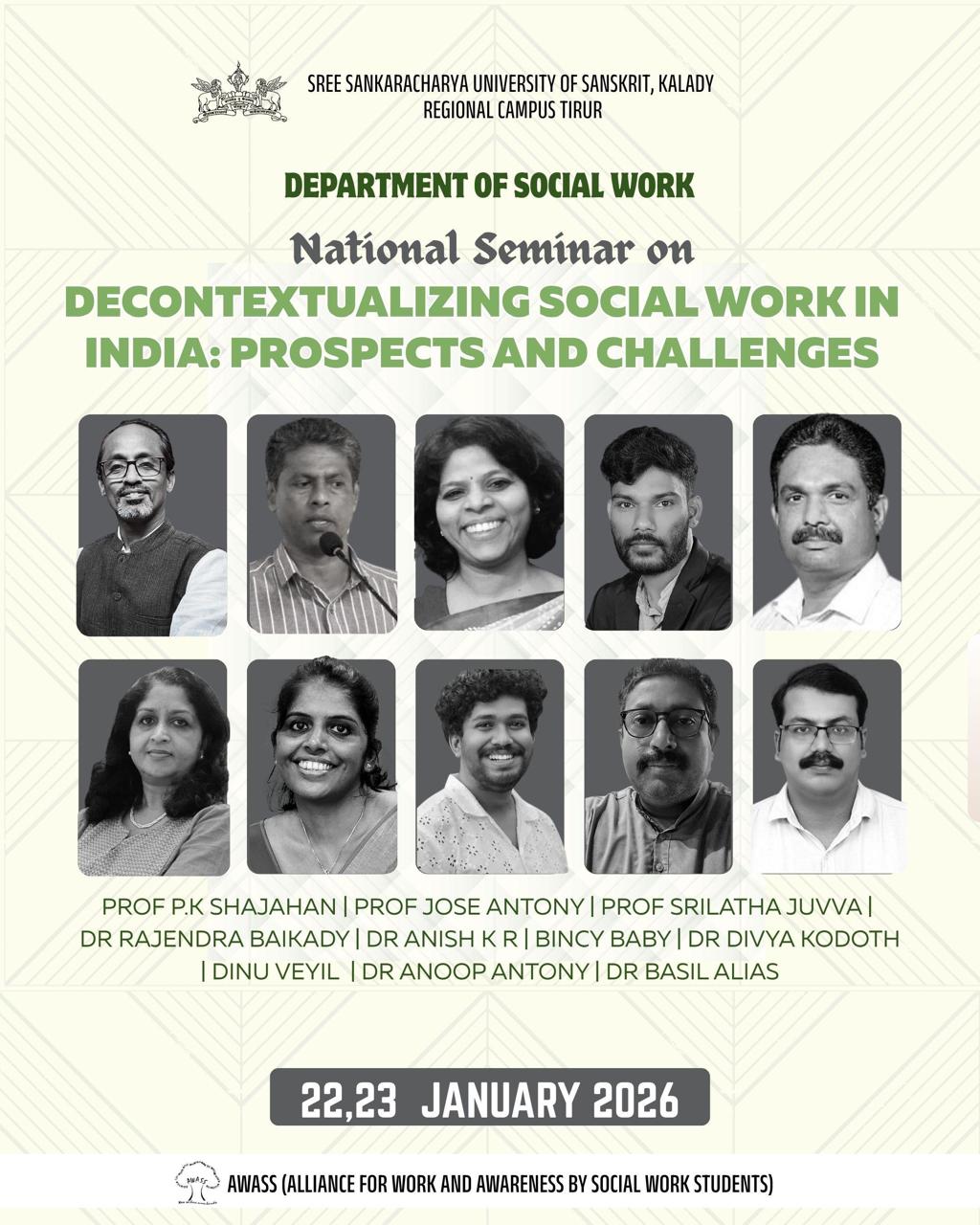 Decontextualizing Social Work in India: Prospects and Challenges