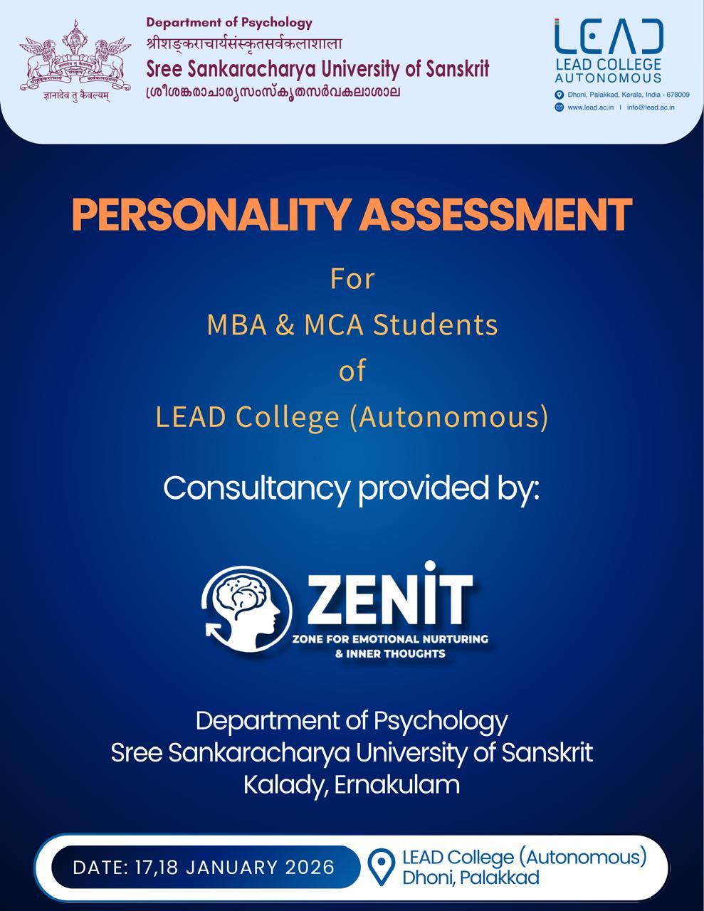 Consultancy Service (2026) for LEAD College of Management, Palakkad