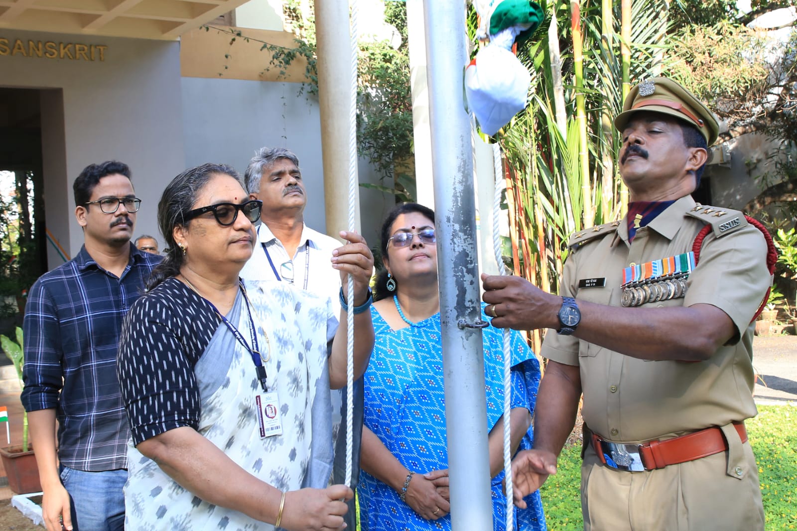 സംസ്കൃത സർവകലാശാലയിൽ റിപ്പബ്ലിക് ദിനം ആഘോഷിച്ചു