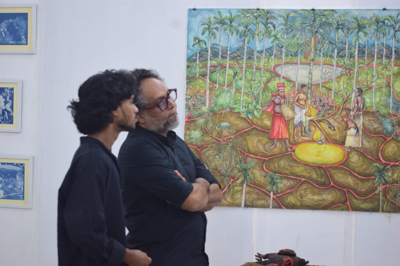 1.  ചിത്ര-ശില്പ പ്രദർശനം ആരംഭിച്ചു 2. സംസ്കൃത സർവ്വകലാശാലയിൽ പ്രഭാഷണം മാര്‍ച്ച് 26ന്